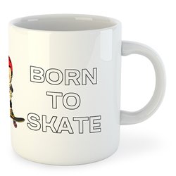 Mug 325 ml Skateboarding Born to Skate