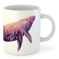 Mug 325 ml Diving Whale