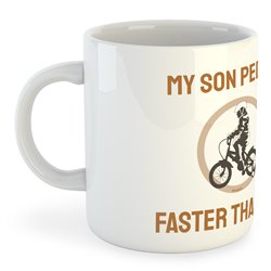 Taza 325 ml Ciclismo Faster Than You
