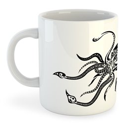 Mug 325 ml Diving Squid Tribal
