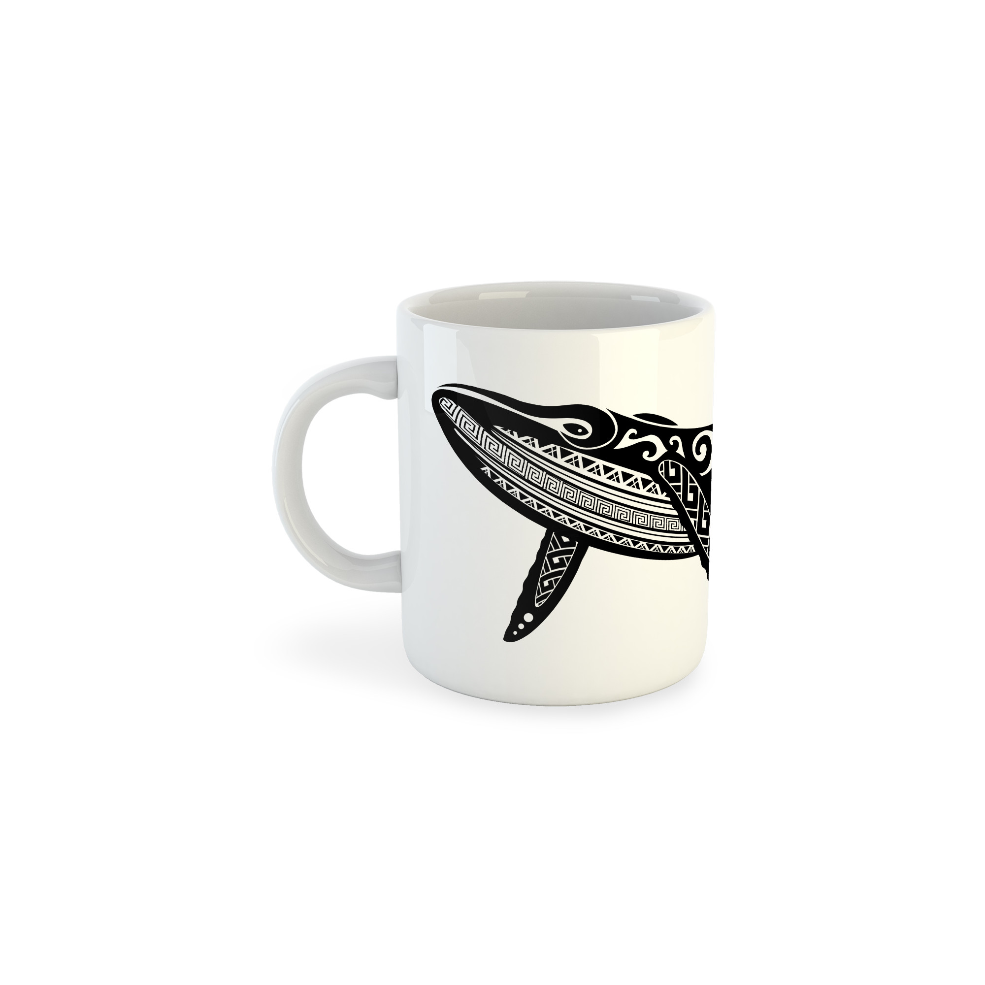 Mug 325 ml Diving Whale Tribal