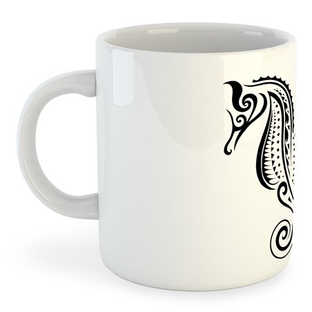 Mug 325 ml Diving Seahorse Tribal