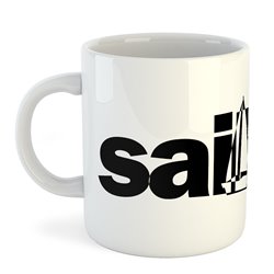 Mug 325 ml Nautical Word Sailing