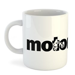 Mug 325 ml Motocross Word Motorbike MX