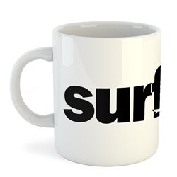 Beker 325 ml Surfen Word Surfing