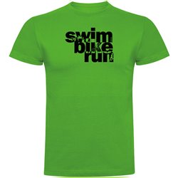 T Shirt Wielersport Word Triathlon Korte Mouwen Man
