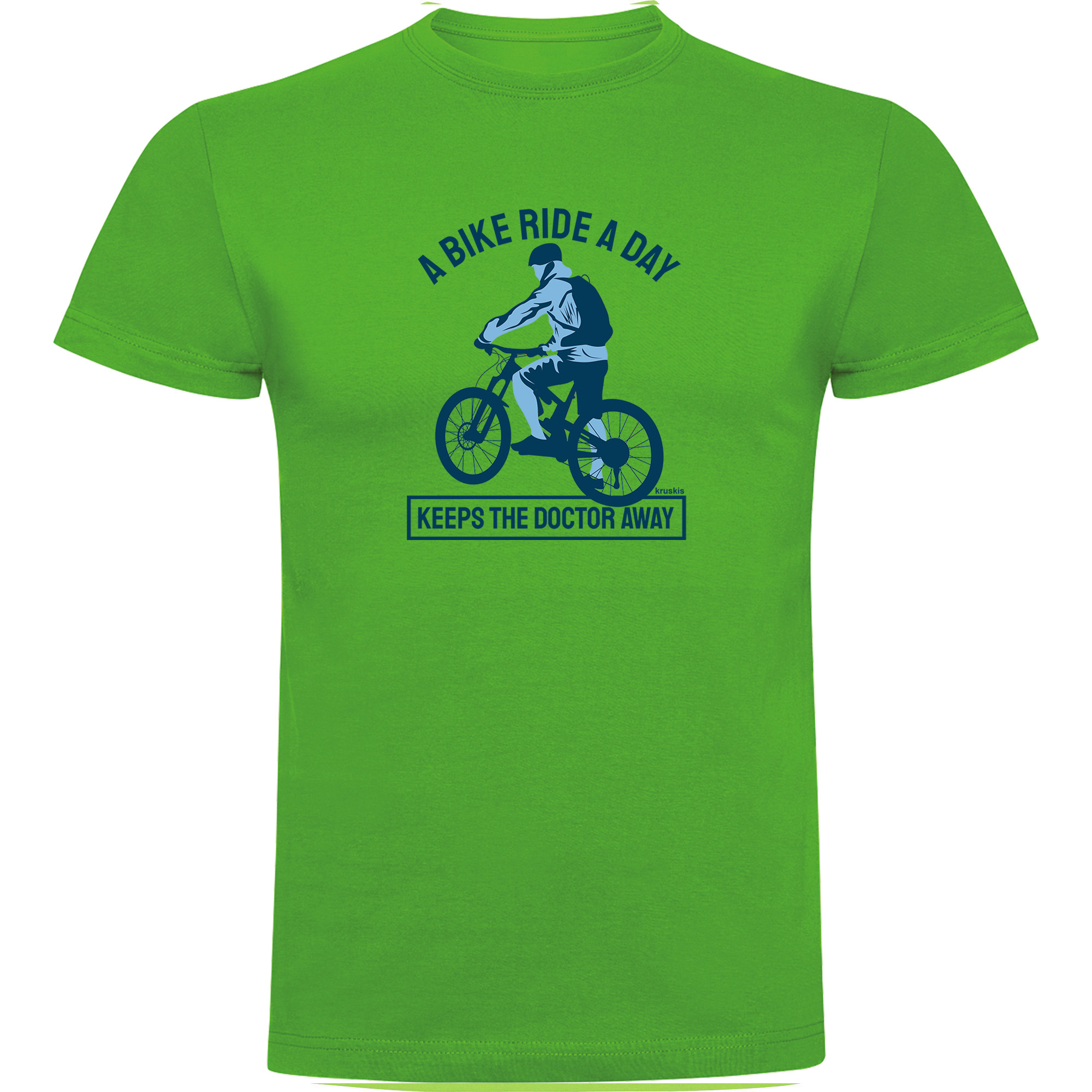 T Shirt Ciclismo Keep the Doctor Away Manica Corta Uomo
