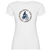 T Shirt Cycling Life is Like Riding Short Sleeves Woman