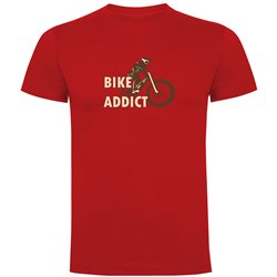 T Shirt MTB Bike Addict Krotki Rekaw Czlowiek