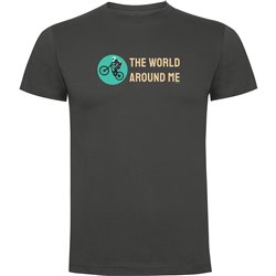 T Shirt MTB The World Around Me Krotki Rekaw Czlowiek