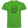 T Shirt Jazda rowerem Four Wheels Move the Body Krotki Rekaw Czlowiek