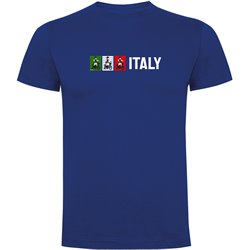 T Shirt Wielersport Italy Korte Mouwen Man