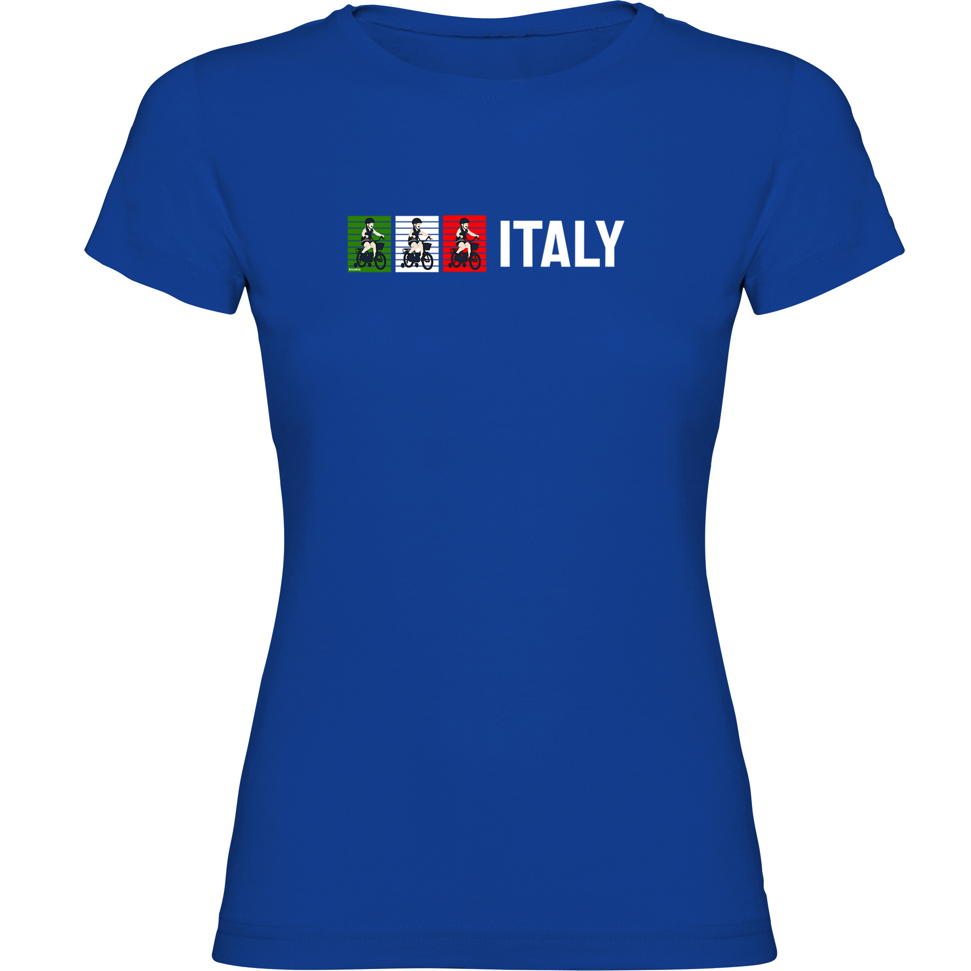 T Shirt Cycling Italy Short Sleeves Woman