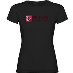 T Shirt MTB Grasp Life Kortarmad Kvinna