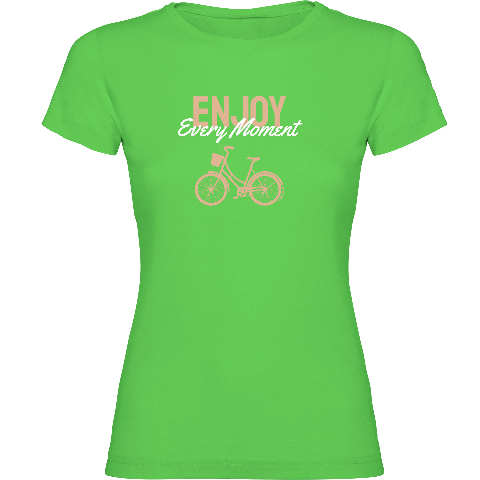 T Shirt Cycling Enjoy Every Moment Short Sleeves Woman