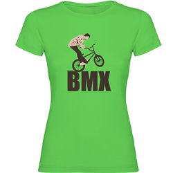T Shirt BMX Trick Kortarmad Kvinna