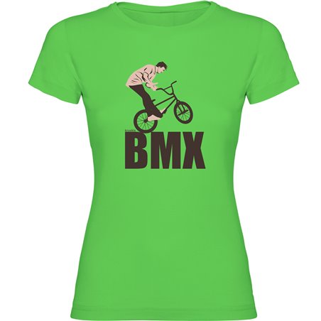 T Shirt BMX Trick Krotki Rekaw Kobieta