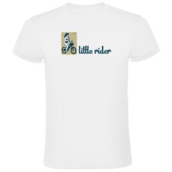 T Shirt Wielersport Little Rider Korte Mouwen Man
