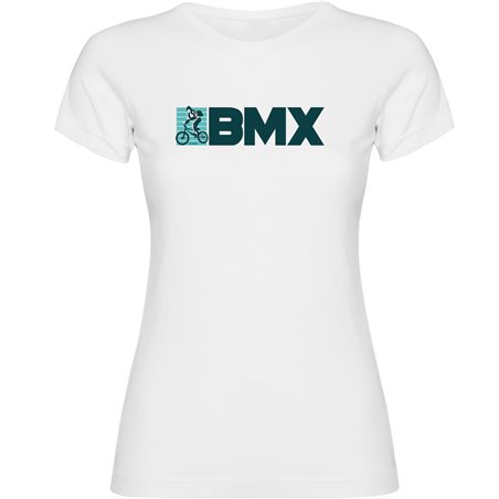 T Shirt BMX Hoodie Manica Corta Donna