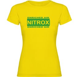T Shirt Diving Nitrox Short Sleeves Woman
