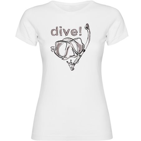 T Shirt Diving Dive! Short Sleeves Woman