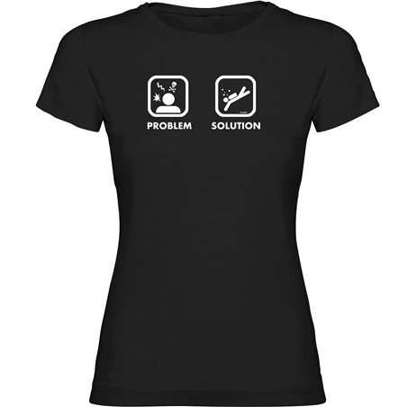 T Shirt Immersione Problem Solution Manica Corta Donna