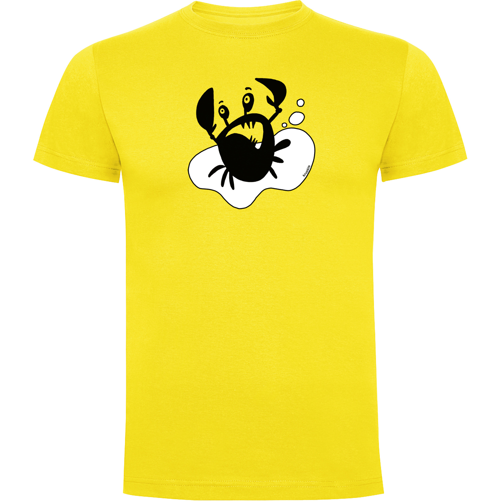T Shirt Nurkowanie Crab Krotki Rekaw Czlowiek