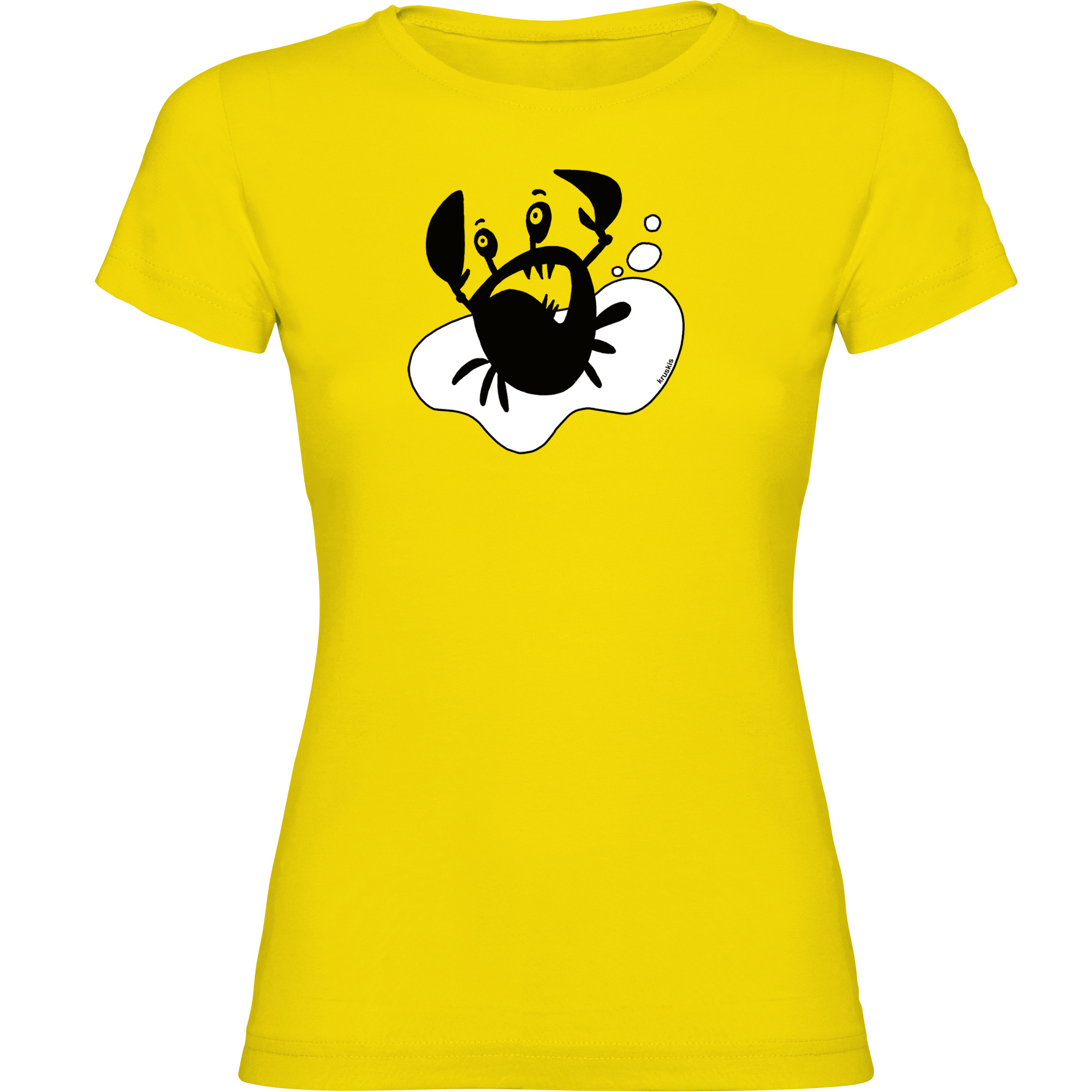 T Shirt Tauchen Crab Zurzarm Frau
