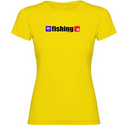 T Shirt Fishing Fishing Short Sleeves Woman