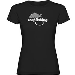Camiseta Pesca Carpfishing Manga Corta Mujer