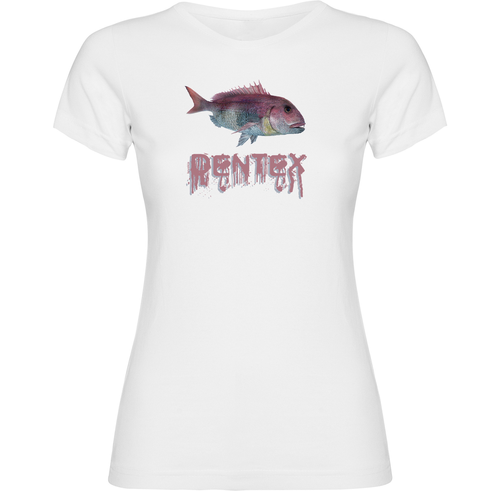 T Shirt Pesca Dentex Manica Corta Donna