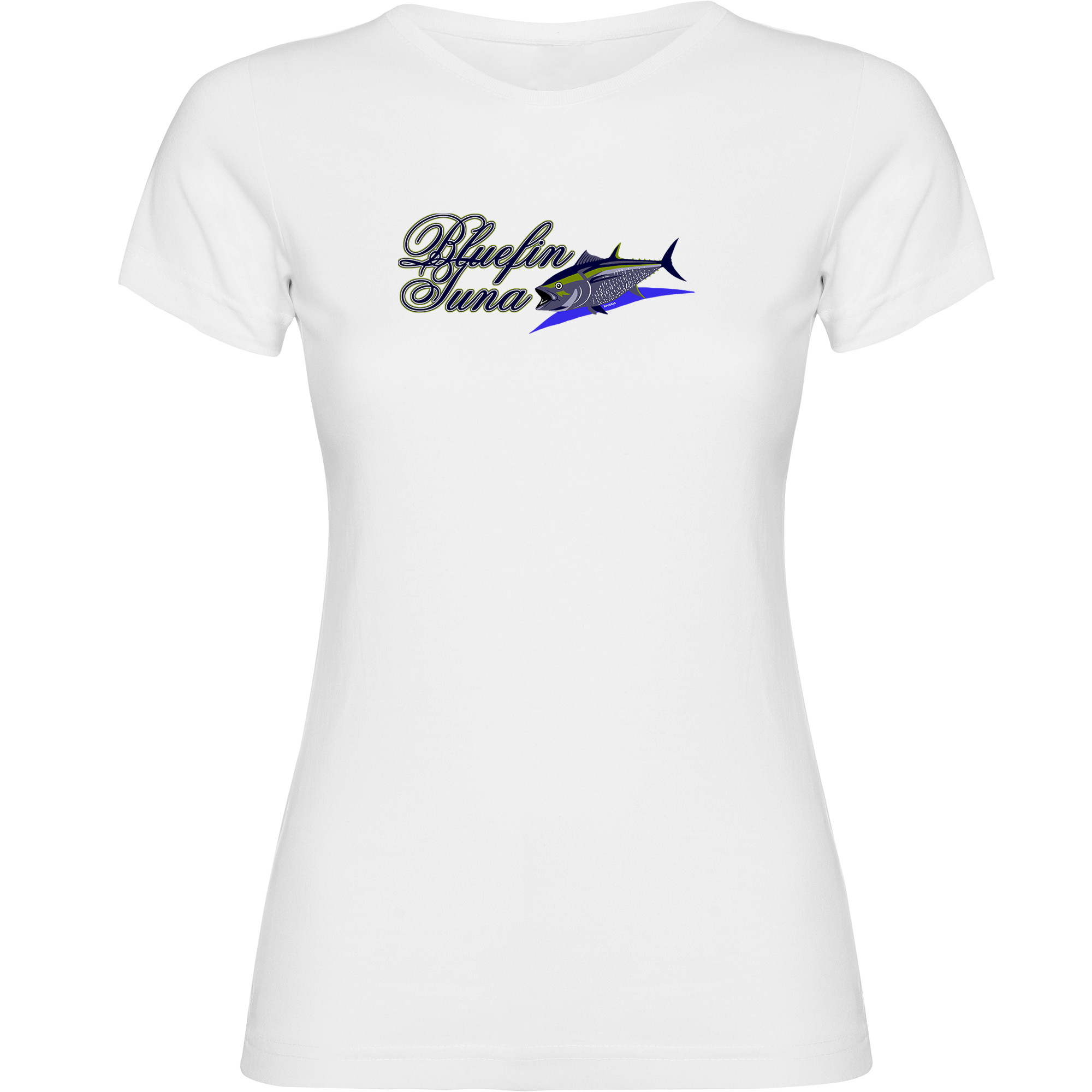 T Shirt Fishing Bluefin Tuna Short Sleeves Woman
