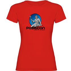 T Shirt Nurkowanie Poseidon Krotki Rekaw Kobieta