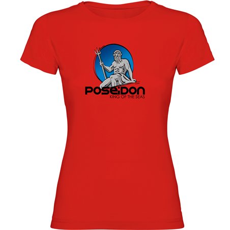 T Shirt Plongee Poseidon Manche Courte Femme