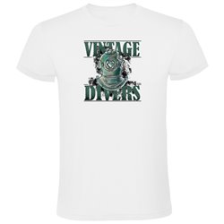 T Shirt Diving Vintage Divers Short Sleeves Man
