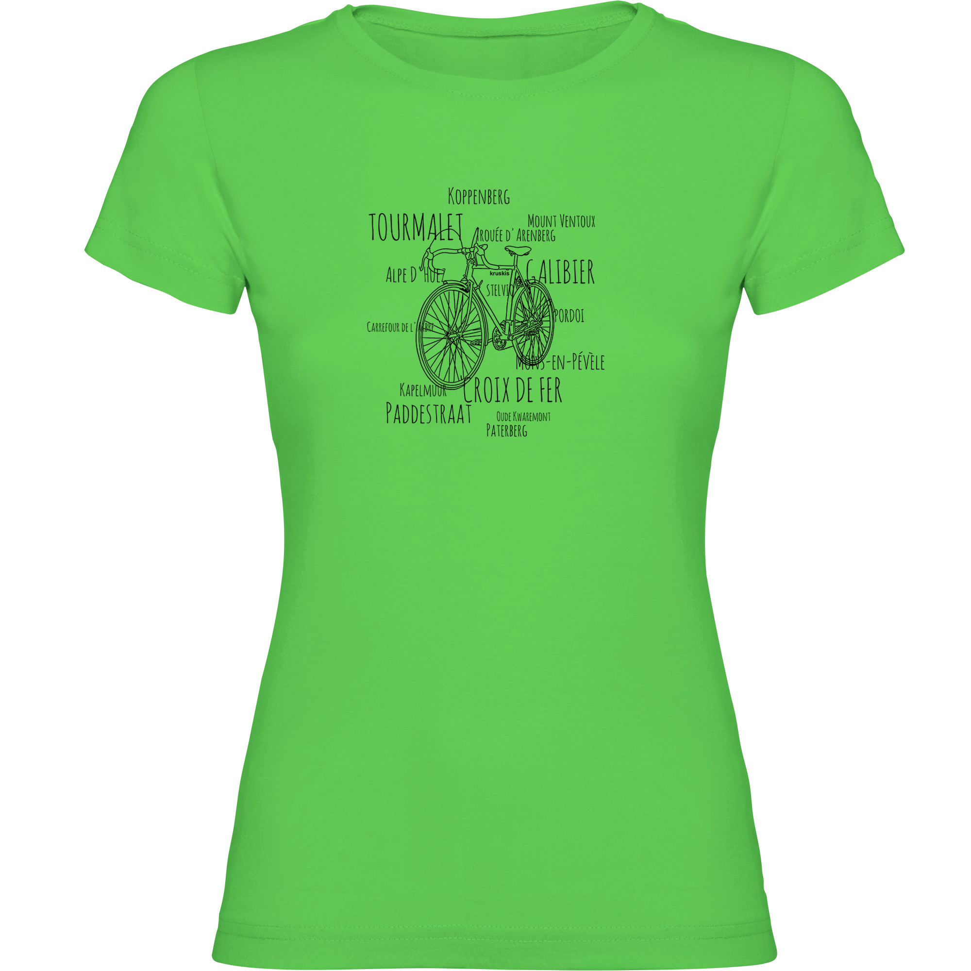 T Shirt Cycling Hotspots Short Sleeves Woman