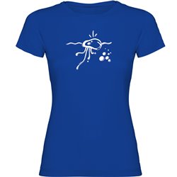 T Shirt Nurkowanie Medusa Krotki Rekaw Kobieta