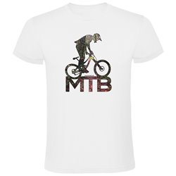 T Shirt MTB MTB Background Korte Mouwen Man