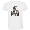 Camiseta MTB MTB Background Manga Corta Hombre