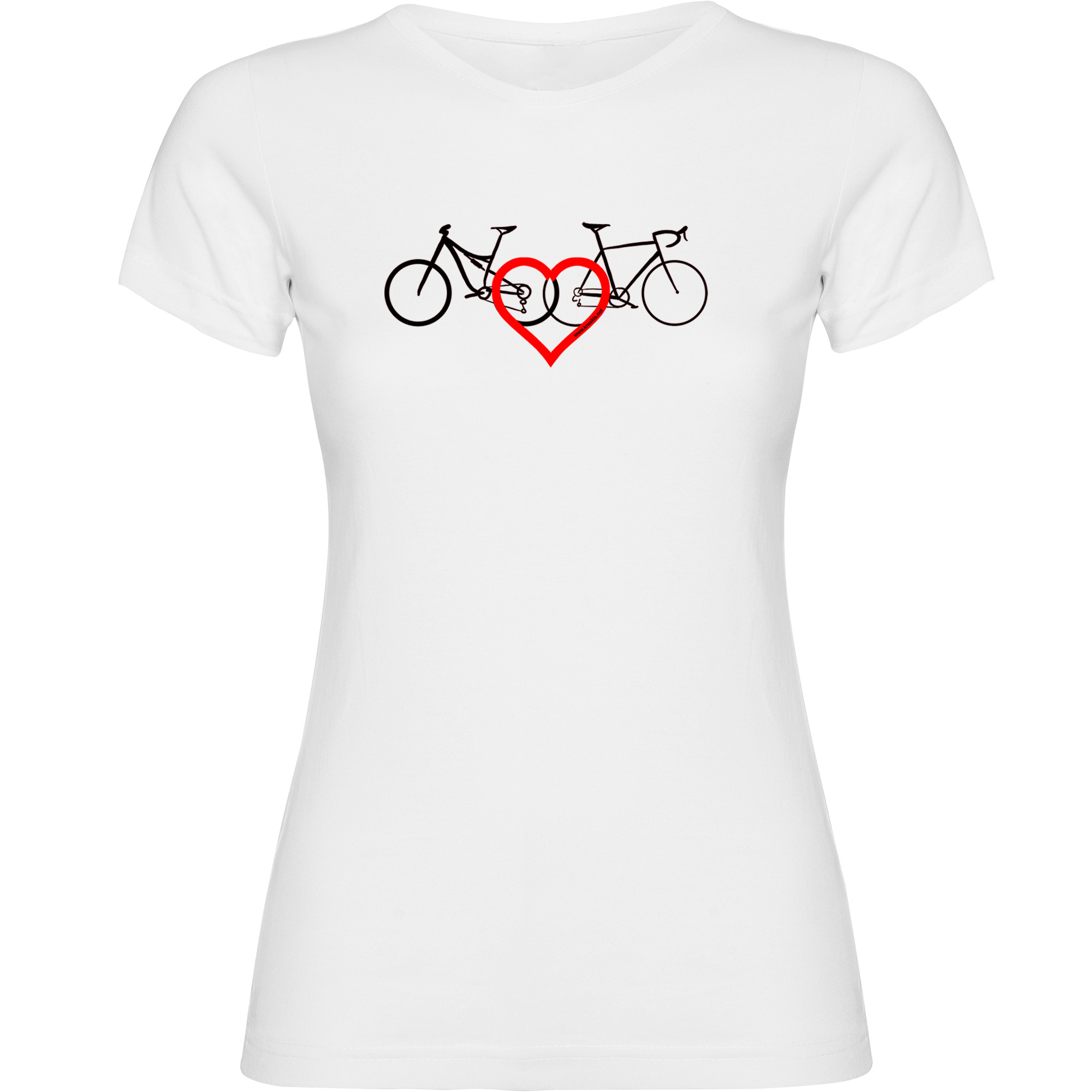 T Shirt Cycling Love Short Sleeves Woman