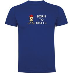 Camiseta Skate Born to Skate Manga Corta Hombre