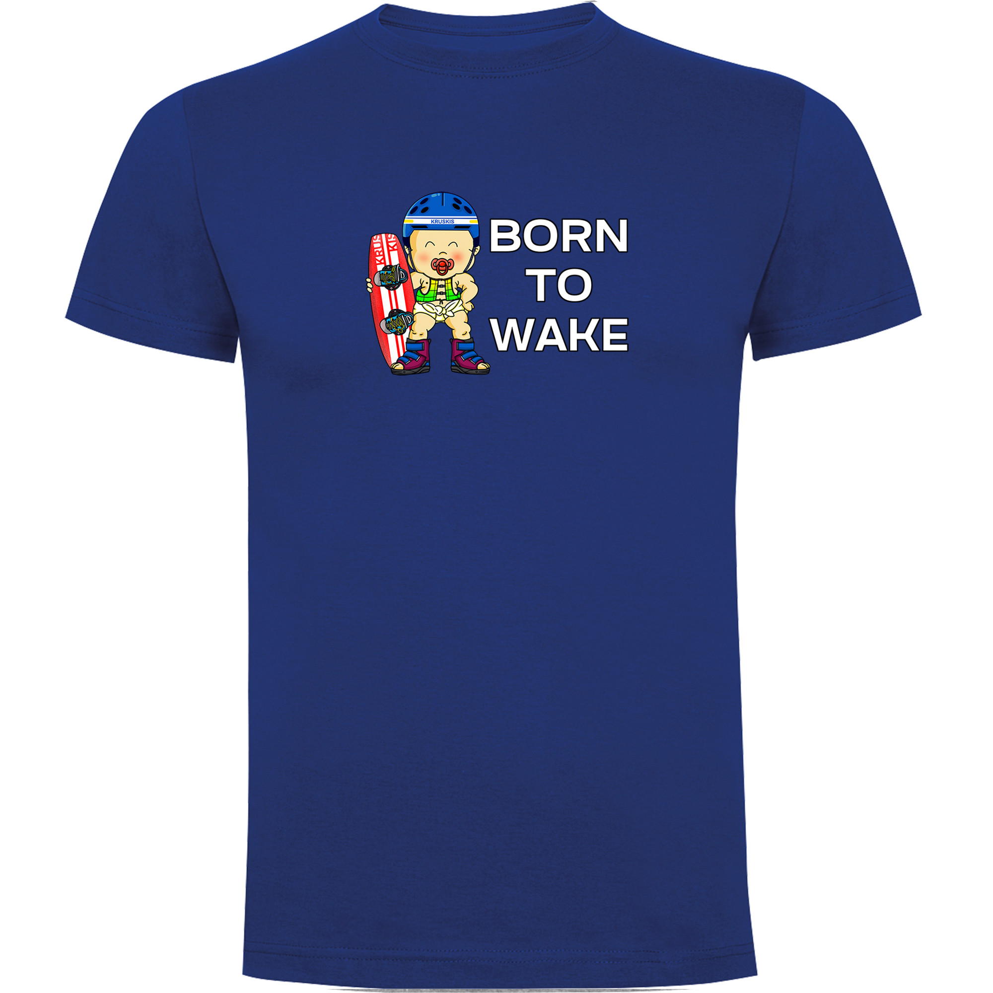 T Shirt Wake Born to Wake Short Sleeves Man