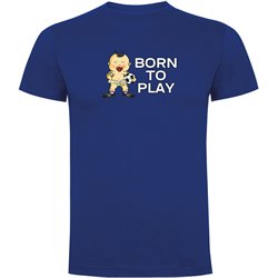Camiseta Futbol Born to Play Football Manga Corta Hombre