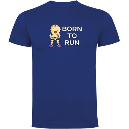 T Shirt Running Born to Run Manica Corta Uomo