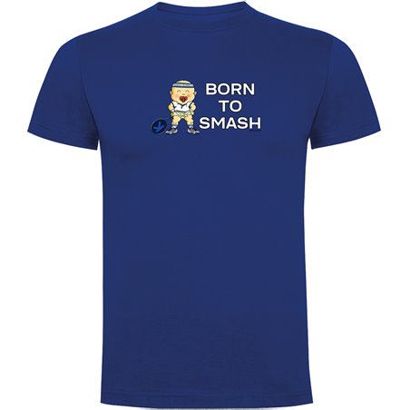 T Shirt Tennis Born to Smash Zurzarm Mann