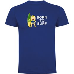 T Shirt Surf Born to Surf Manche Courte Homme