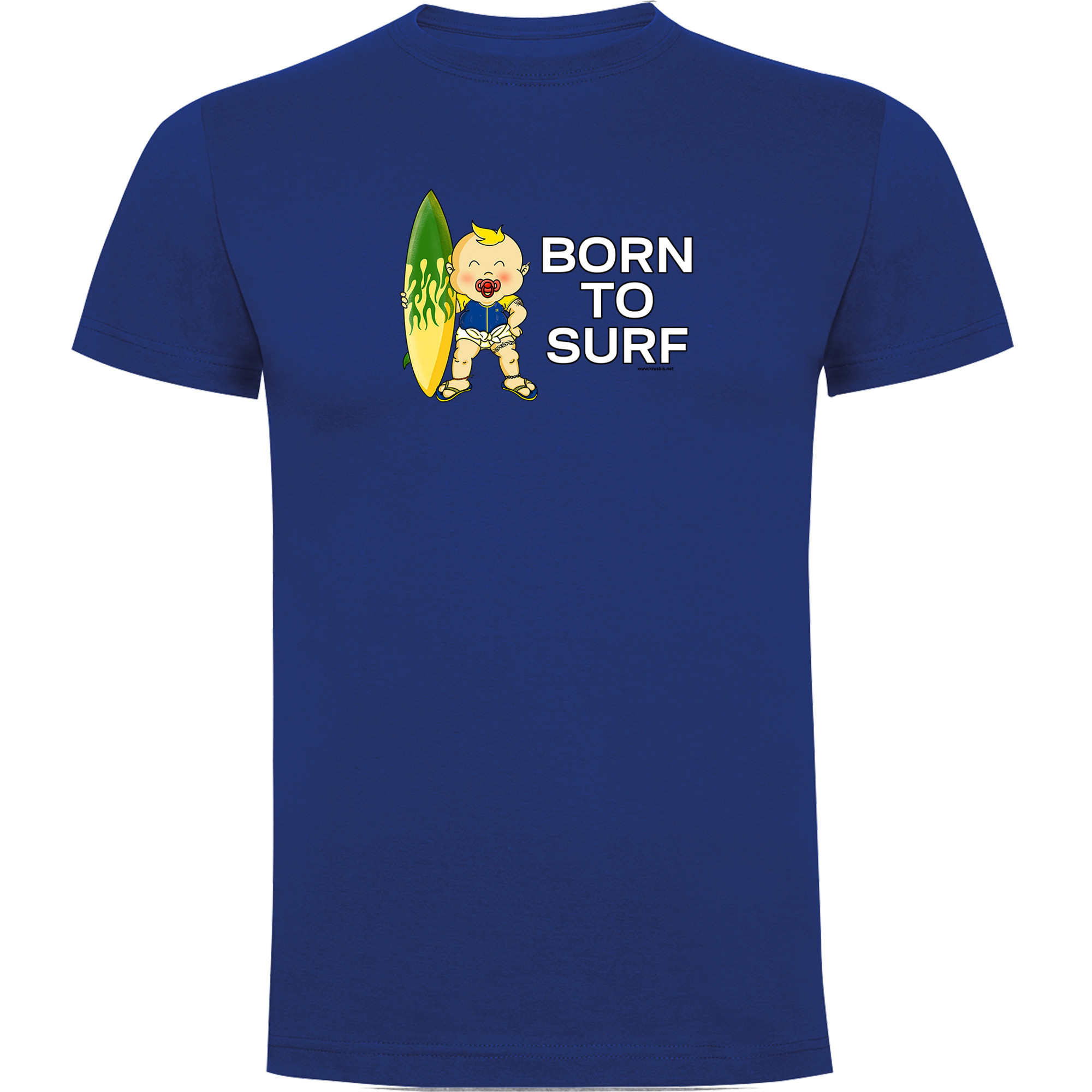 T Shirt Surfowac Born to Surf Krotki Rekaw Czlowiek