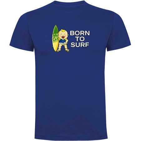 T Shirt Surf Born to Surf Short Sleeves Man