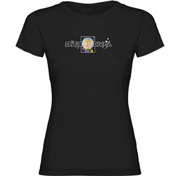 T Shirt Nurkowanie Space Diver Krotki Rekaw Kobieta