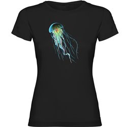 T Shirt Duiken Jellyfish Korte Mouwen Vrouw